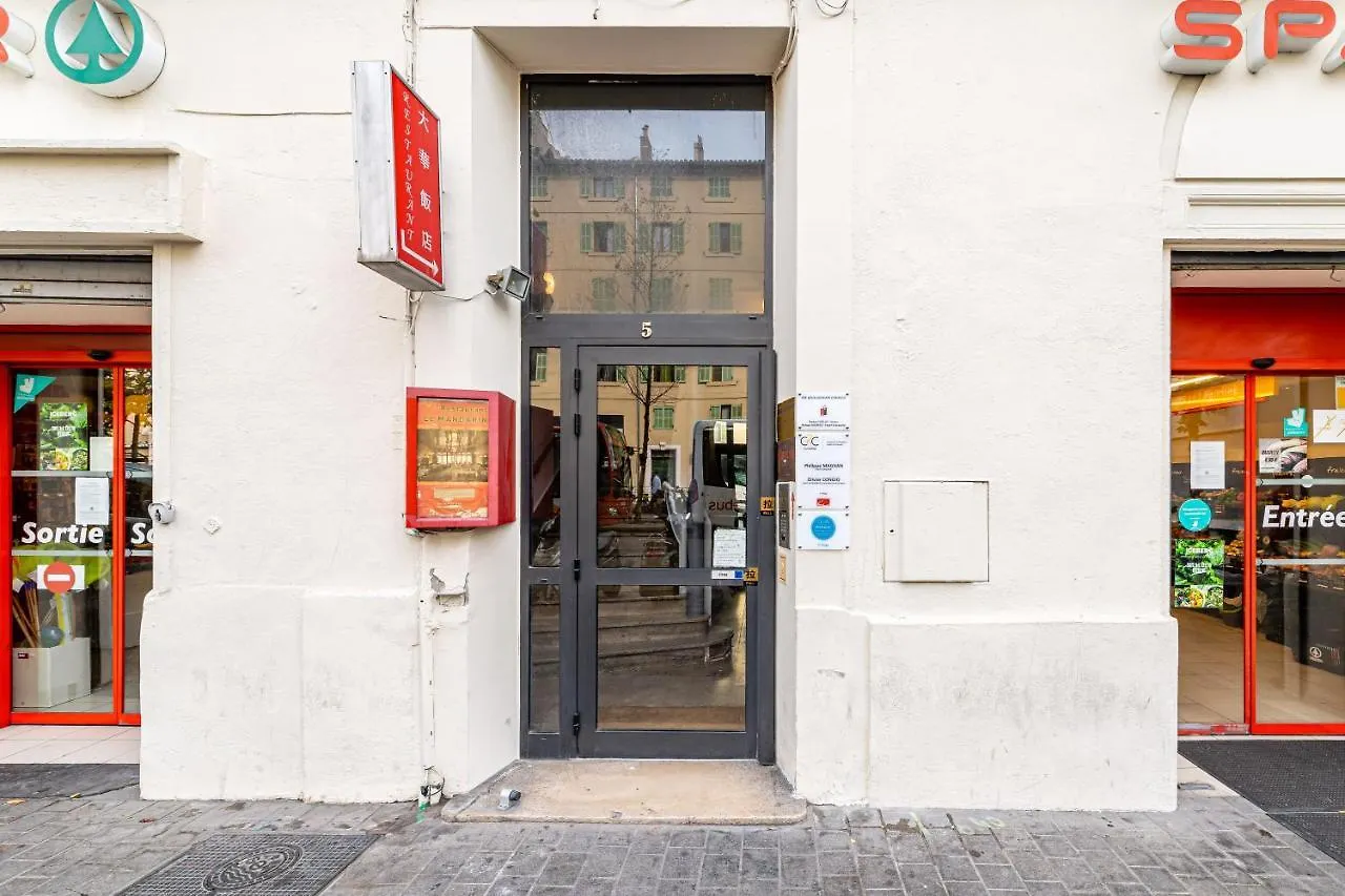 Studio Shell 26M2, 120M Vieux-Port, Clim, Wifi, Acces Autonome Avec Code location