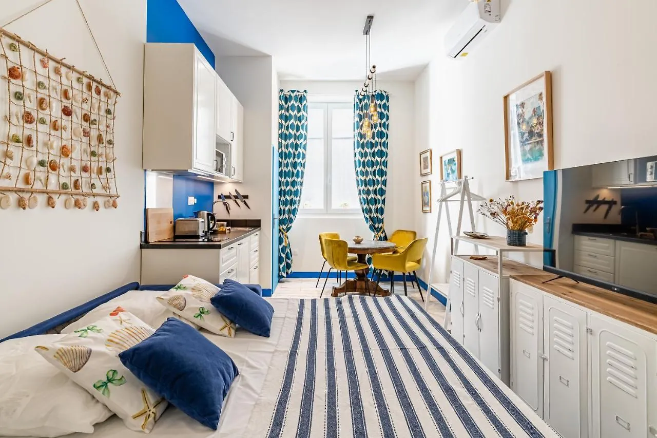 Studio Shell 26M2, 120M Vieux-Port, Clim, Wifi, Acces Autonome Avec Code Marseille France